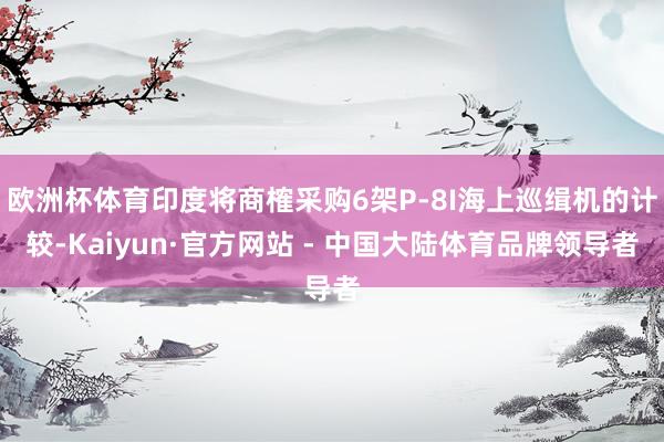 欧洲杯体育印度将商榷采购6架P-8I海上巡缉机的计较-Kaiyun·官方网站 - 中国大陆体育品牌领导者